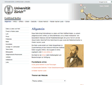Tablet Screenshot of gottfriedkeller.ch